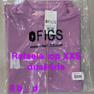 Figs Dusk/Iris Rafaela top XXS